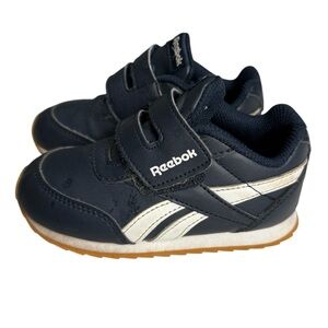 Reebok Royal Classic Jogger 2 Shoes Toddler Size 7 Navy Blue Velcro Sneakers